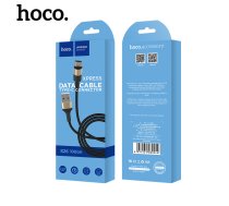 Kabelis USB A uz USB C Hoco 2A 1 m X26 melns un zeltains
