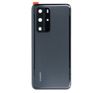Aizmugurējais vāciņš Huawei P40 Pro melns oriģināls (lietots, Grade C)