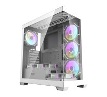 Datora korpuss Darkflash DS900 (balts) ar 7 ARGB ventilatoriem
