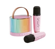 Maxlife Bluetooth karaoke skaļrunis MXKS-200 rozā
