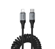 Kabelis USB-C uz Lightning Hoco PD 2,4A 1,5 m X121 melns