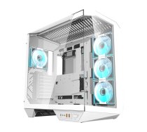 Datora korpuss Darkflash DY470 (balts) + 4 ventilatori
