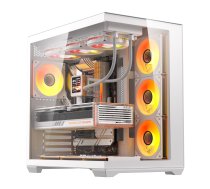 DarkFlash C280 datora korpuss (balts) + 7 ventilatori