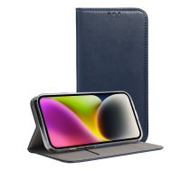 SMART MAGNETO grāmatas tipa viedtālruņa apvalks XIAOMI Redmi Note 13 Pro Plus 5G, tumši zils