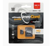 Imro atmiņas karte 32GB microSDHC cl. 10 UHS-I + adapter