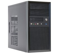 Chieftec CT-01B-OP datora korpuss, MiniTower, MicroATX, melns