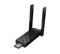 USB Wi-Fi adapteris Hoco HI34 Wi-Fi6 melns