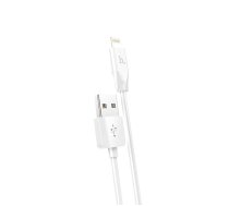 Kabelis (m) - USB A uz Lightning Hoco 2,1A 2 m X1 balts (m)