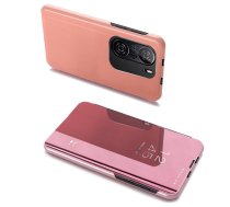 Viedtālruņa apvalks Clear View Xiaomi Redmi K40 Pro+ / K40 Pro / K40 / Poco F3 - rozā