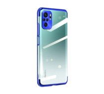 Clear Color Case Gel TPU elektroplātes rāmja vāks Xiaomi Redmi Note 10 5G / Poco M3 Pro zils