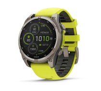Viedpulkstenis Garmin Fenix 8 Sapphire Solar dzeltens