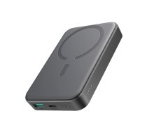 Magnētiskais portatīvais lādētājs Joyroom JR-W020 20W 10000mAh MagSafe + USB-C uz USB-C kabelis 0,25m (melns)