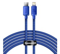 Baseus kabelis Crystal Shine USB-C - Lightning 2,0 m 20W zils