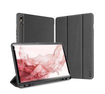 Dux Ducis Domo atverams un gudrs miega apvalks planšetdatoram Samsung Galaxy Tab S9 - melns
