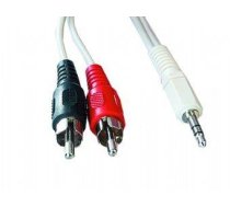 Gembird audio kabelis 3.5mm uz 2RCA 5m
