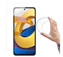 Wozinsky Nano Flexi hibrīda elastīga stikla plēve Xiaomi Poco M4 Pro rūdītais stikls