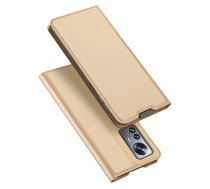Dux Ducis Skin Pro viedtālruņa apvalks apvalks ar atloku Xiaomi 12 Pro zelta