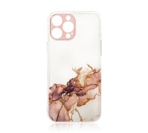 Marmora viedtālruņa apvalks Xiaomi Redmi Note 11 Pro gēla pārsegs brūns marmors