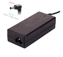 Lādētājs klēpjdatoram Akyga AK-ND-01 (19V / 3.42A 65W 5.5 x 2.5mm) ASUS / TOSHIBA / LENOVO 1.2m