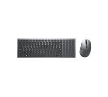 DELL KM7120W tastatūra RF bezvadu + Bluetooth QWERTY US International pelēka, titāna