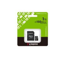 Kingston Technology 1TB microSDXC Canvas Select Plus Gen3 150MB/s A1 karte + adapteris
