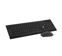 NanoRS bezvadu tastatūra un pele ar ergonomisku dizainu RS580