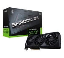 MSI GeForce RTX 5070 Ti 16G SHADOW 3X OC NVIDIA 16 GB GDDR7 grafikas karte BULK