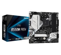 Asrock B550M Pro4 mātesplate Socket AM4 micro ATX AMD B550