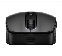 HP 690 7M1D4AA bezvadu pele ar QI uzlādi un uzlādējamu akumulatoru, melna