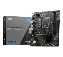 MSI PRO H610M-E mātesplate Intel H610 LGA 1700 micro ATX