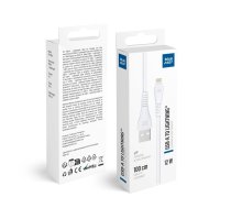 Kabelis USB A uz Lightning Blue Star 2A 12W 1 m PJ-DG5-A balts