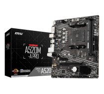 MSI A520M-A PRO mātesplate Socket AM4