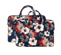 Wonder portfelis klēpjdatoram 15-16 collas zils un kamēlijas
