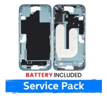 Apple iPhone 16 Plus vidējā rāmja korpuss + baterija / Teal / (Servisa iepakojums)