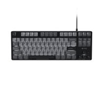 Mehāniskā spēļu tastatūra FURY KANABO K2 US melna-pelēka ar baltu apgaismojumu