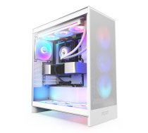 NZXT H7 Flow RGB Datora Korpuss MidiTower ATX EATX MicroATX MiniITX Balts