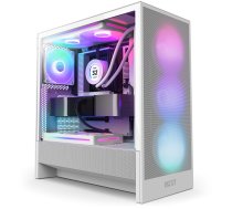 NZXT datora korpuss H5 Flow RGB 2024 balts
