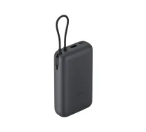 Xiaomi 22.5W 20000mAh ārējais akumulators ar iebūvētu kabeli, pelēks, BHR9740GL