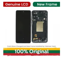 Samsung Galaxy A55 5G (A556) ekrДЃns ar rДЃmi, Lilac krДЃsДЃ (atjaunots вЂњTelemaxвЂќ)