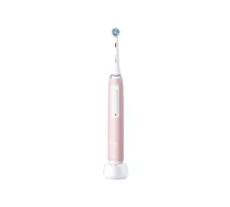 Oral-B iO3 Series вЂ“ uzlДЃdД“jama elektriskДЃ zobu birste, 1 uzgalis, 3 tД«rД«ЕЎanas reЕѕД«mi, maigi rozДЃ