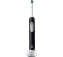 Oral-B Pro Series 1 – uzlādējama elektriskā zobu birste, 1 uzgalis, 3 tīrīšanas režīmi, melns