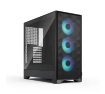 Fractal Design Pop 2 Air RGB FD-C-POA2A-03 – datora korpuss, ATX, RGB, rūdīts stikls, melns