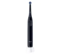 Oral-B iO2 – uzlādējama elektriskā zobu birste, 1 uzgalis, 3 tīrīšanas režīmi, nakts melns