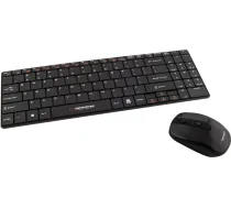 Esperanza EK122K tastatūra RF bezvadu QWERTY melna