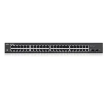 Zyxel GS1900-48-EU0102F вЂ“ pДЃrvaldДЃms L2, gigabitu Ethernet, tД«kla komutators, melns