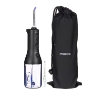 Philips Sonicare Power Flosser bezvadu mutes irigators HX3826/33 – 1 uzgalis, 250 ml, melns