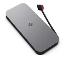 Lenovo 40ALLG1WWW ārējais akumulators ar bezvadu uzlādi, Li-Ion, 10 000 mAh, melns