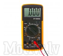 DT9205A Digital Multimeter LCD AC/DC Ammeter Resistance - Digitālais multimetrs testeris