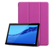 Huawei MediaPad T5 10.1" Leather Case with stand, purple- vāks apvalks pārvalks