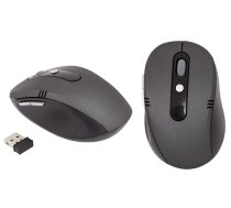 Bezvadu optiskā pele AK211, melna/sudraba - wireless mouse, optical mouse, computer mouse